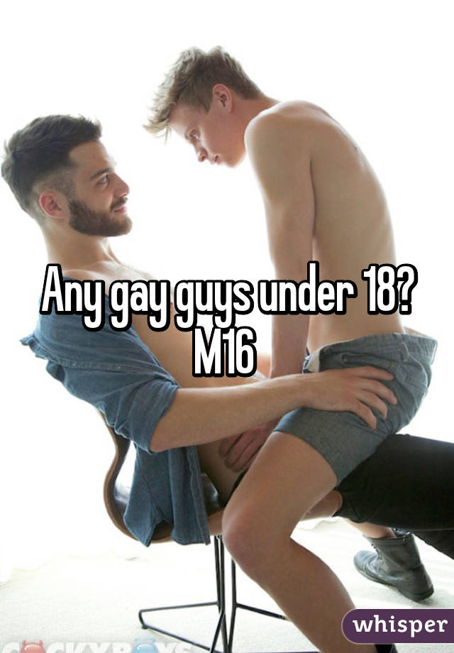 under 18 gays